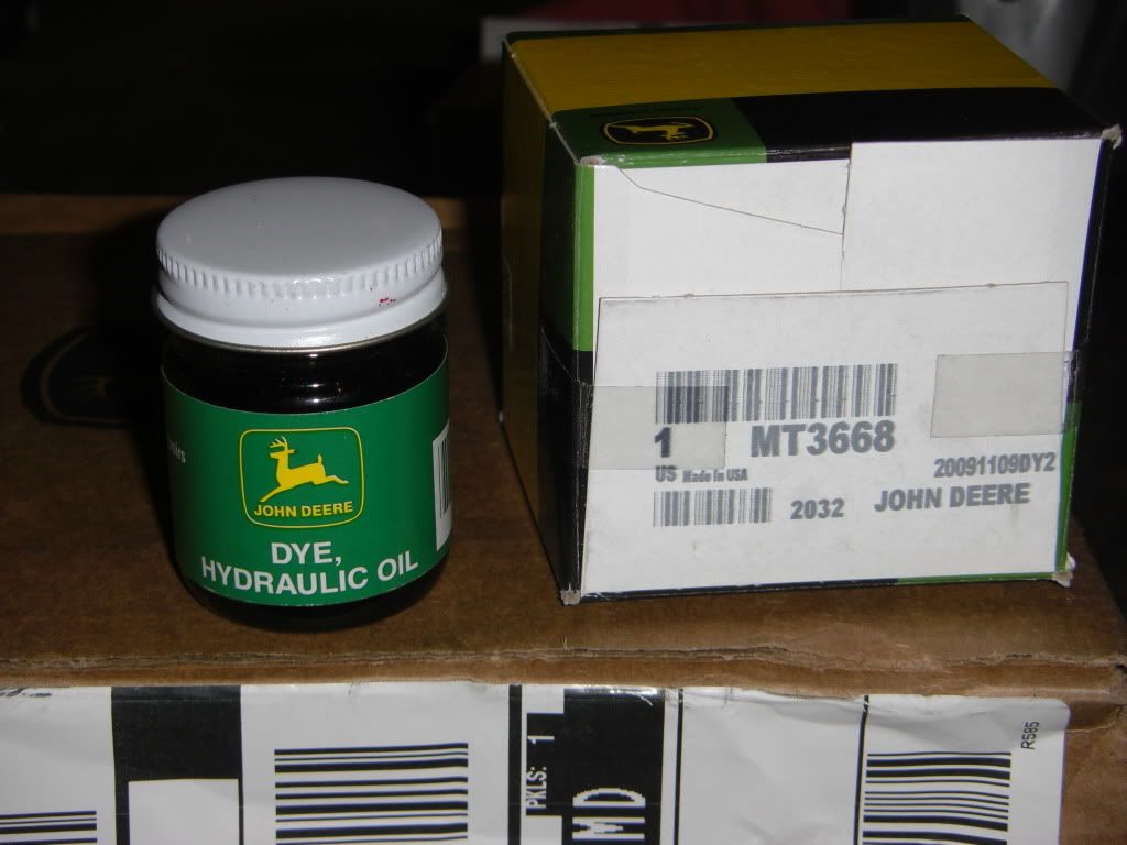 John Deere's Hydraulic Oil Dye My Tractor Forum